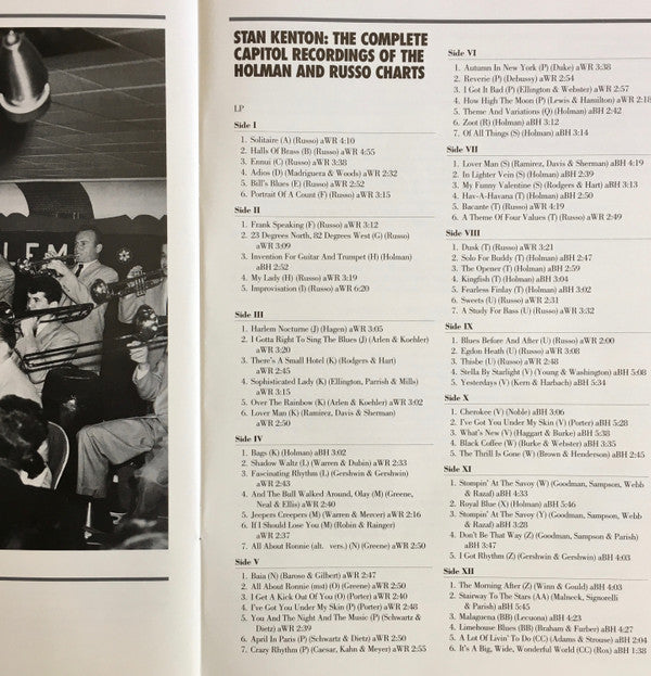 Release: Stan Kenton: The Complete Capitol Recordings Of The Holman And Russo Charts-Vinyl, Box Set-US-1991-MR6-136-6274662