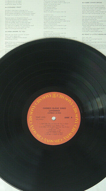 Master Release: Sings Lover Man And Other Billie Holiday Classics by Carmen McRae