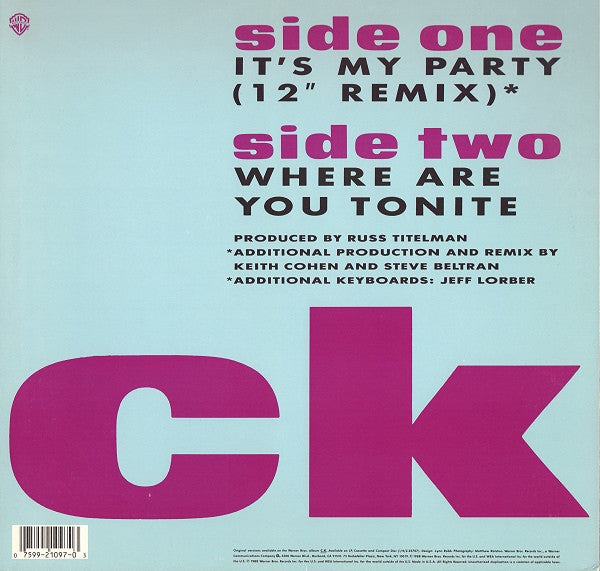 Master Release: It's My Party by Chaka Khan