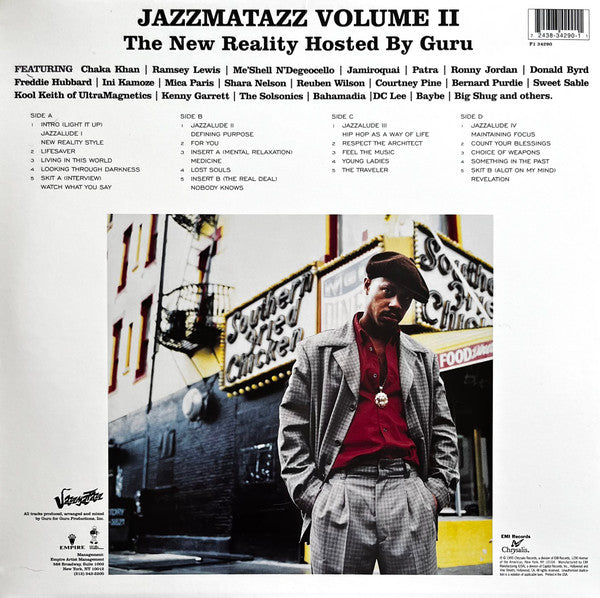 Release: Jazzmatazz Volume II (The New Reality)-Vinyl-US-1995-F1 34290, F1-34290, 7243-8-34290-1-1, F1 34290, F1-34290, 7243-8-34290-1-1-1136074