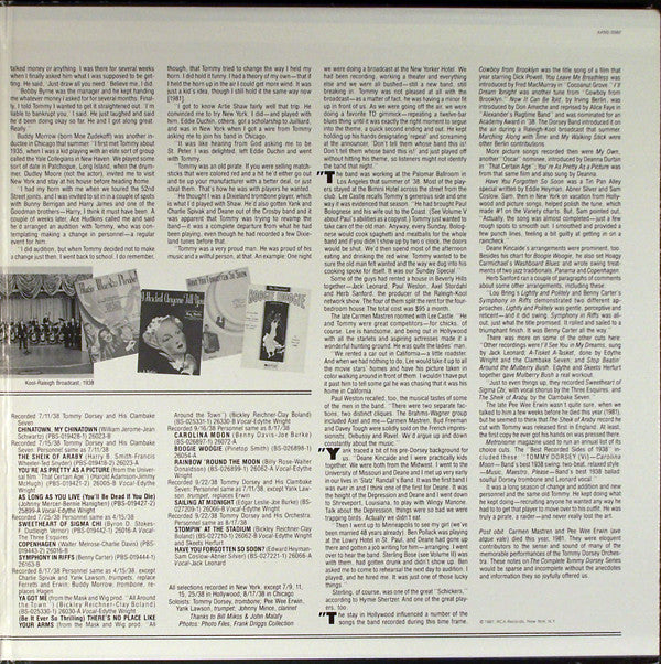 The Complete Tommy Dorsey Volume VII 1938