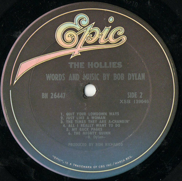 Words And Music By Bob Dylan