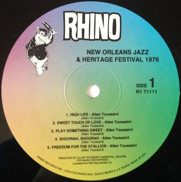 New Orleans Jazz And Heritage Festival 1976