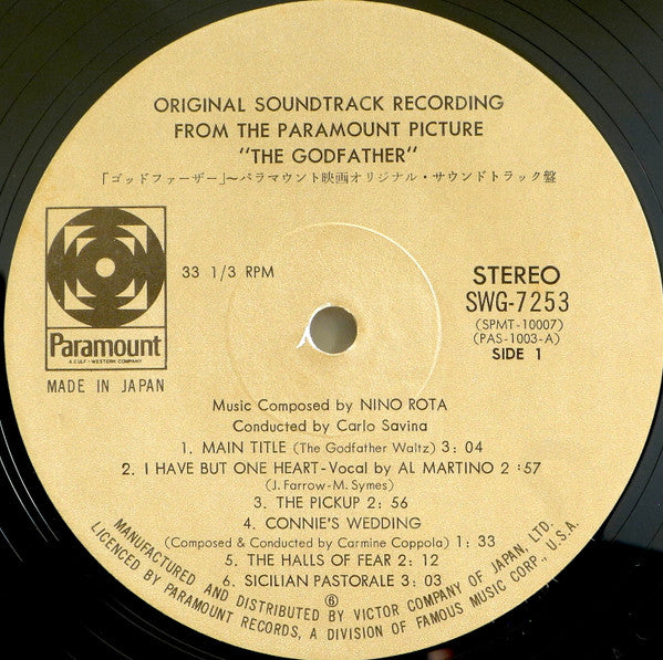 The Godfather (Original Soundtrack Recording)
