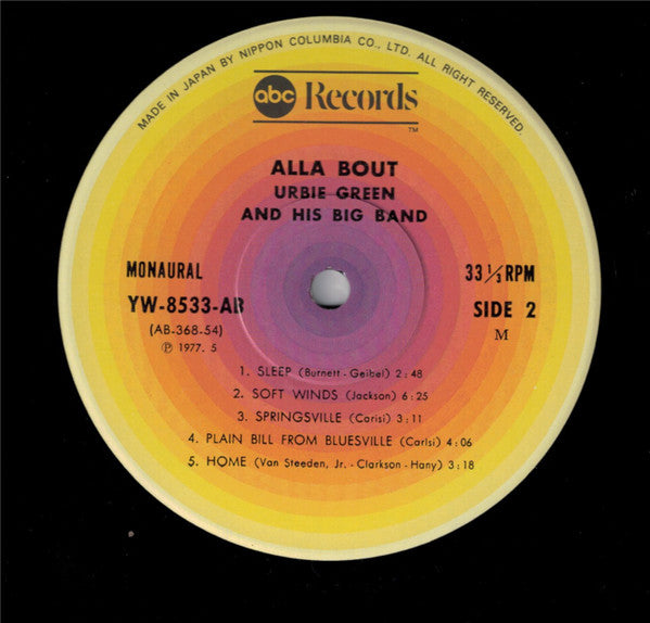 All About Urbie Green And His Big Band