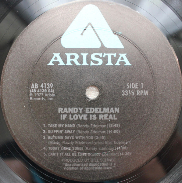 Master Release: If Love Is Real by Randy Edelman