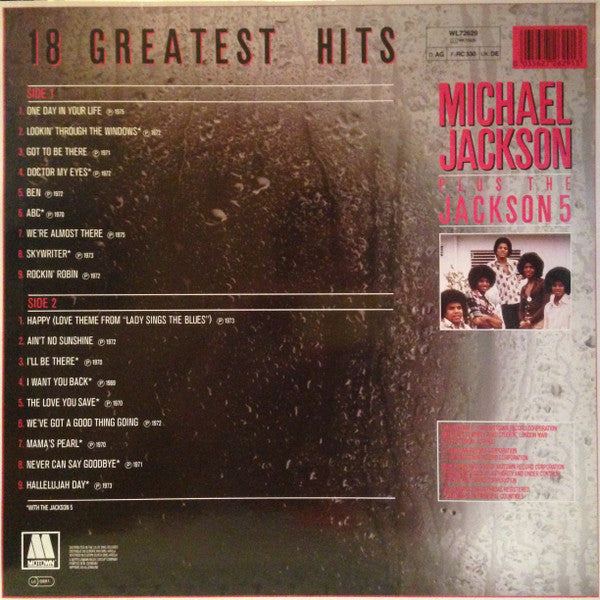 Master Release: 18 Greatest Hits by Michael Jackson
