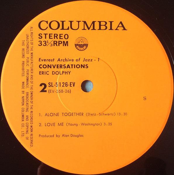 Conversations = カンヴァセイションズ/エリック・ドルフィー・メモリアル・アルバム
