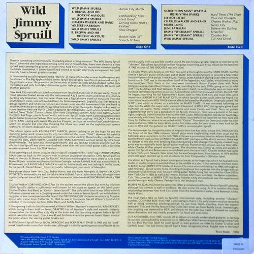 Master Release: The Hard Grind Bluesman 1956-1964 by Wild Jimmy Spruill
