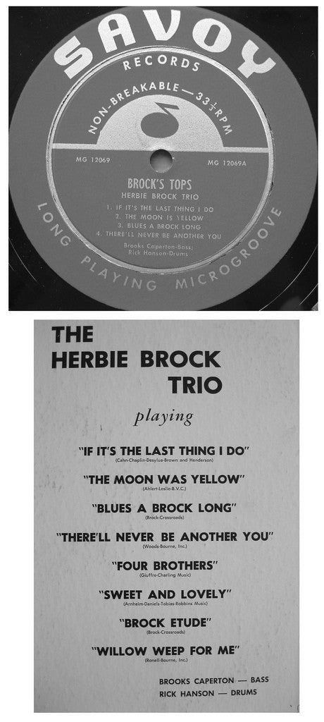 Master Release: Brock's Tops by The Herbie Brock Trio