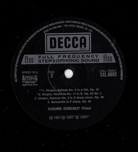 Ashkenazy Plays Chopin