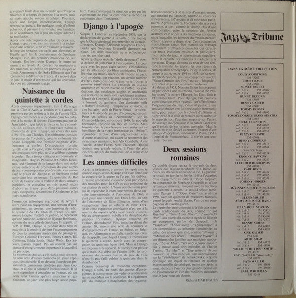 Release: The Indispensable Django Reinhardt (1949-1950)-Vinyl-France-1983-PM 45362-6498208