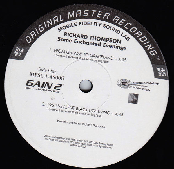 Master Release: Some Enchanted Evenings by Richard Thompson