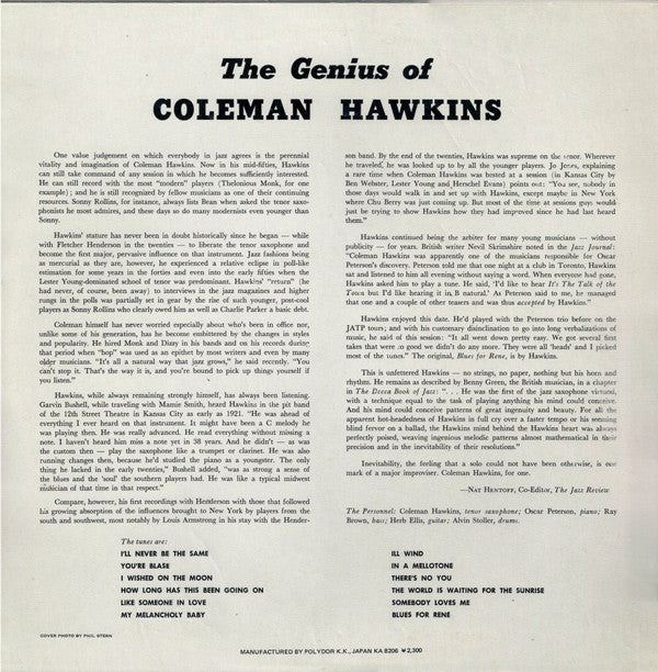 The Genius Of Coleman Hawkins