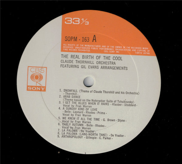 The Real Birth Of The Cool (Featuring Gil Evans Arrangements)