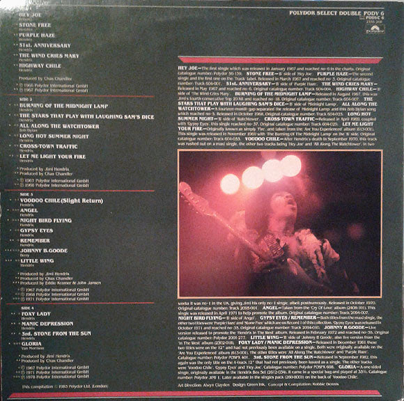 Master Release: The Singles Album by Jimi Hendrix