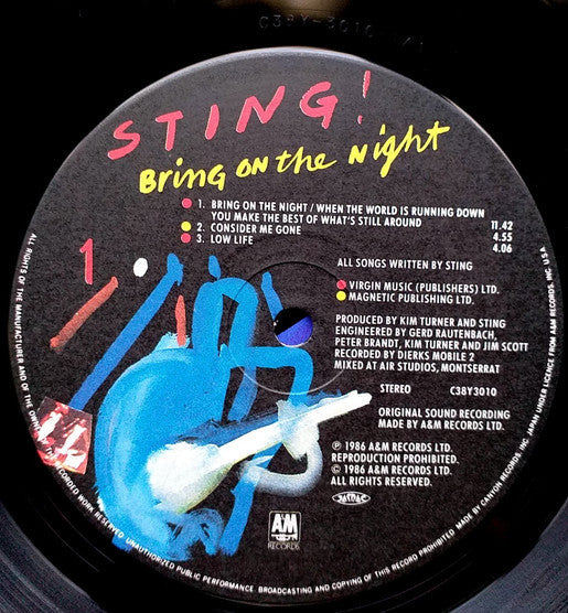 Release: Bring On The Night-Vinyl-Japan-1986-C38Y3010-5946161