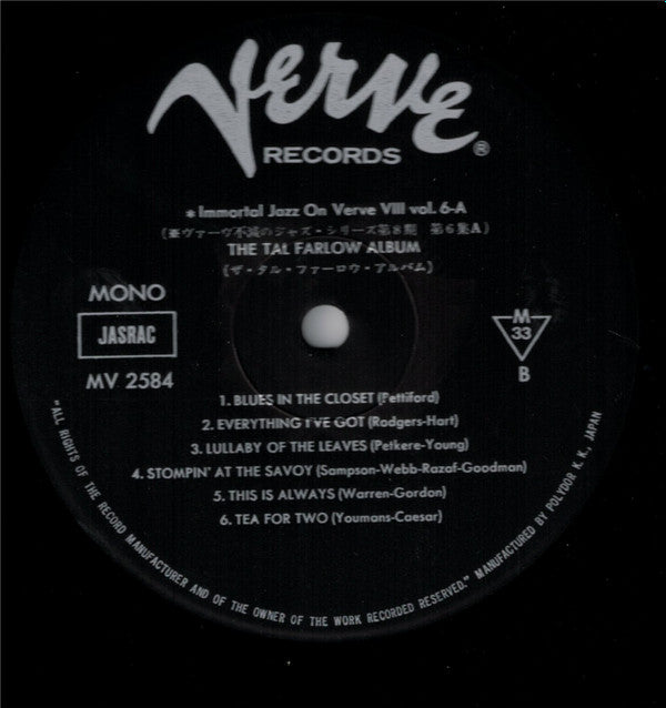 The Tal Farlow Album