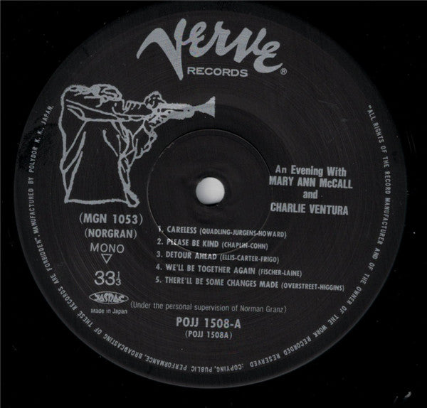 An Evening With Mary Ann McCall And Charlie Ventura