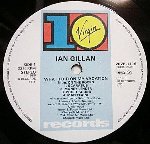 What I Did On My Vacation