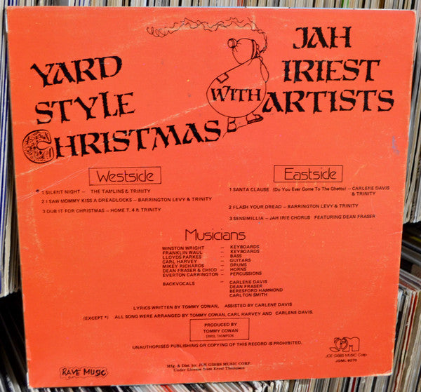 Yard Style Christmas With Jah Iriest Artists