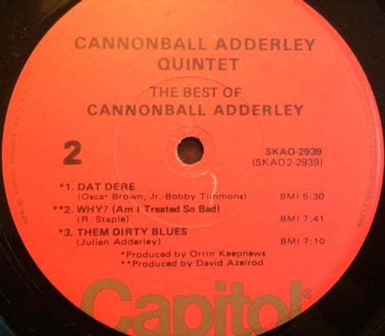 The Best Of Cannonball Adderley