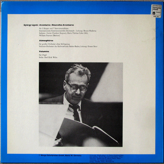Master Release: Aventures - Nouvelles Aventures - Atmospheres - Volumina by György Ligeti