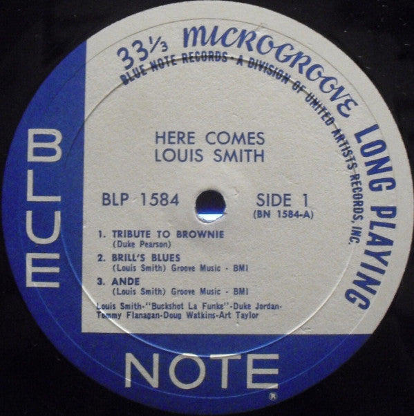 Release: Here Comes Louis Smith-Vinyl-US-None-1584, BLP 1584-3959390