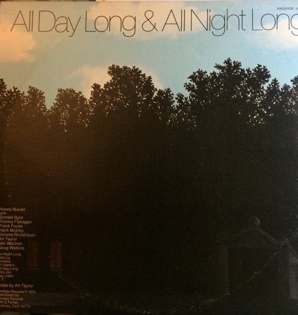 Release: All Day Long & All Night Long-Vinyl-US-1973-PR 24025, PRT 24025-1156647