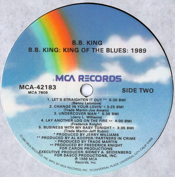 King Of The Blues: 1989