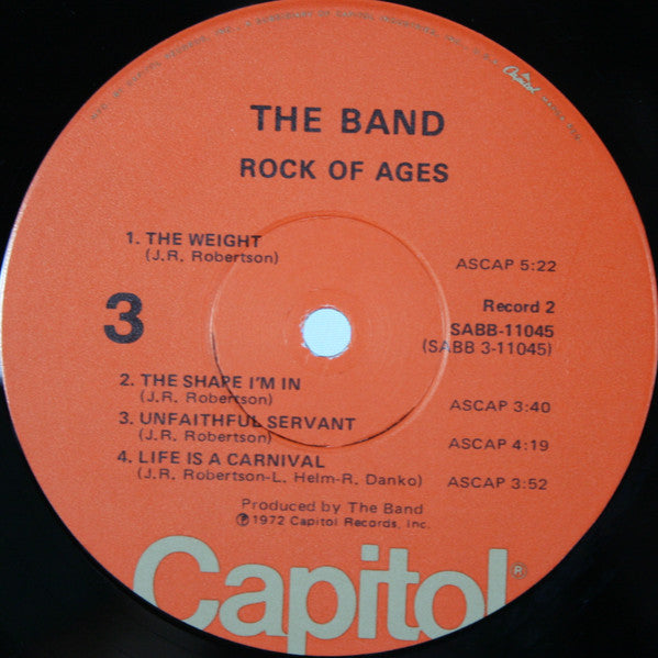 Rock Of Ages (The Band In Concert)