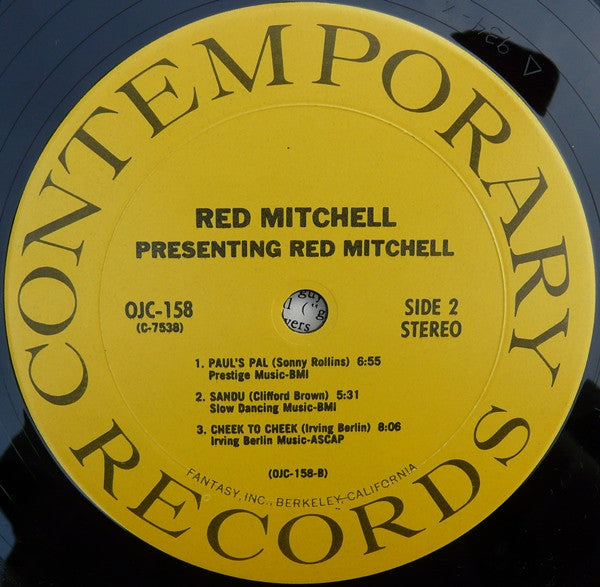Presenting Red Mitchell