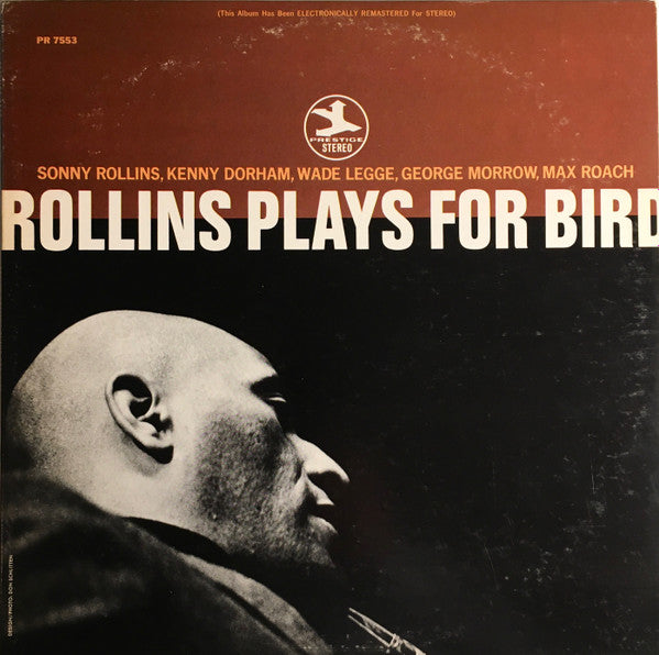 Release: Rollins Plays For Bird-Vinyl-US-1968-PR 7553, PRST 7553-7003145