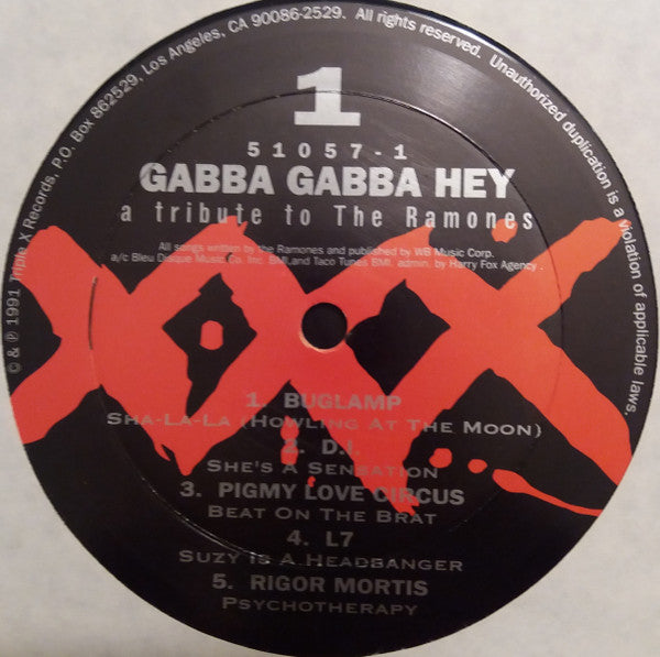 Master Release: Gabba Gabba Hey - A Tribute To The Ramones by Various