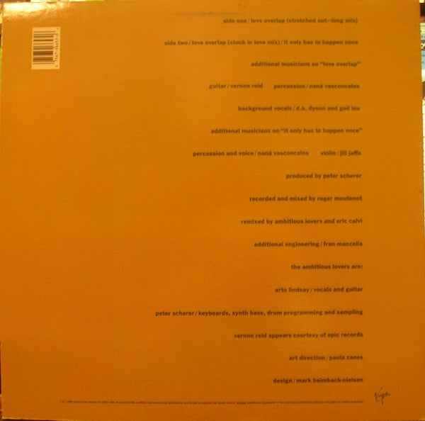 Release: Love Overlap-Vinyl-US-1988-7 96657-0, 0-96657-1692584