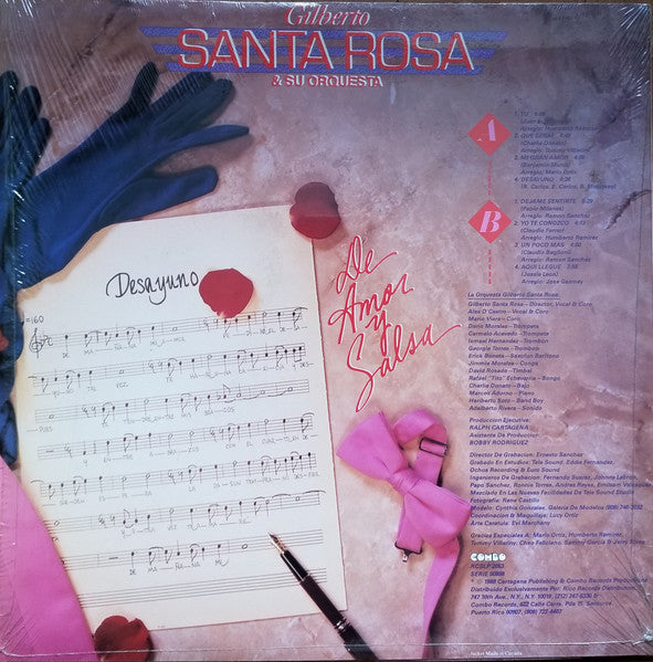 Master Release: De Amor Y Salsa by Gilberto Santa Rosa Y Su Orquesta