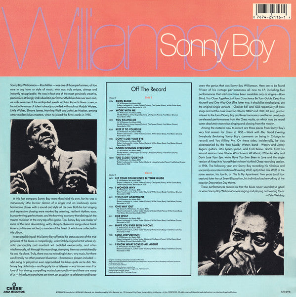 Release: One Way Out-Vinyl-US-None-CH-9116-3318712