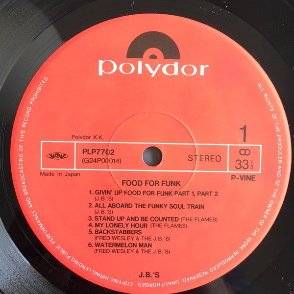 Food For Funk (J.B.'s 45's Groove)