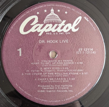 Release: Live In The U.K.-Vinyl-US-1981-ST-12114-1918125