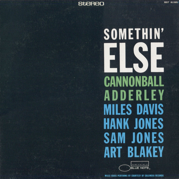 Release: Somethin' Else-Vinyl-France-1985-BST-81595, BST 81595-2883753