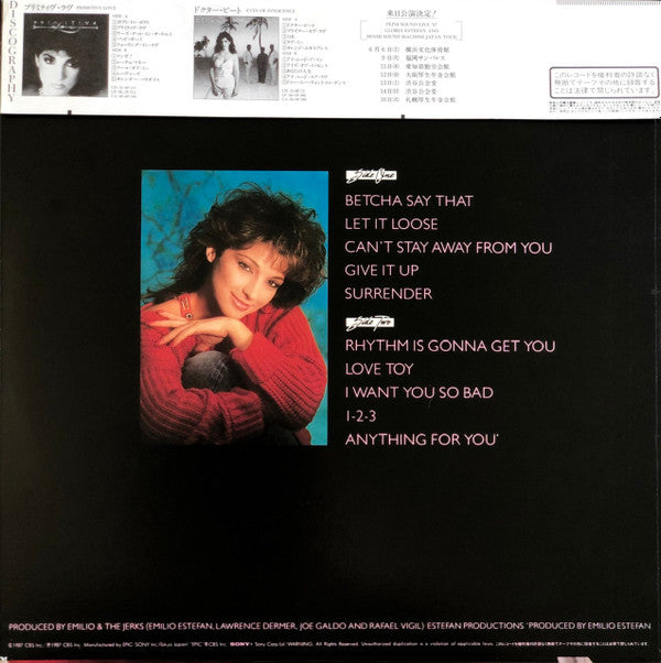 Release: Let It Loose-Vinyl-Japan-1987-28・3P-822-7218967
