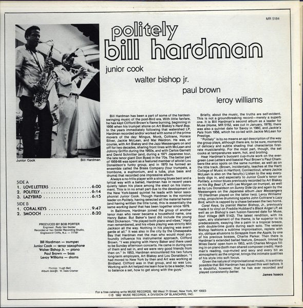 Master Release: Politely by Bill Hardman