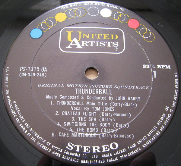 Thunderball (Original Motion Picture Soundtrack)