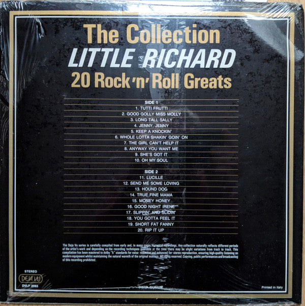 Master Release: The Collection: 20 Rock 'n' Roll Greats by Little Richard