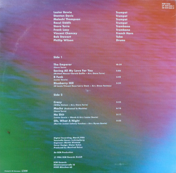 Release: Avant Pop-Vinyl-Europe-1986-ECM 1326, 829 563-1-1642923