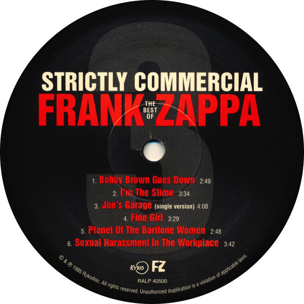 Strictly Commercial (The Best Of Frank Zappa)