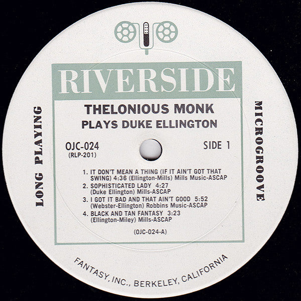 Thelonious Monk Plays Duke Ellington