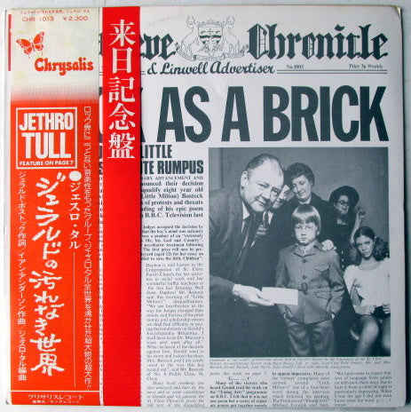 Release: Thick As A Brick-Vinyl-Japan-1974-CHR 1013-4898228