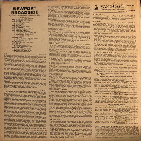 Master Release: Newport Broadside by Various