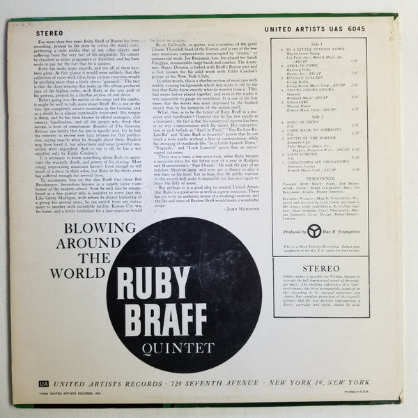 Release: Blowing Around The World-Vinyl-US-1959-UAS 6045-6307630
